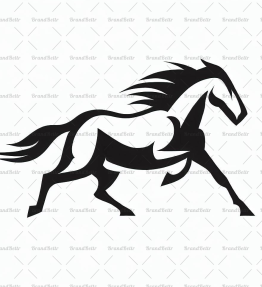 Galoppierendes Pferd